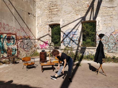 Snimanje plesne video predstave Karavan, 2020.