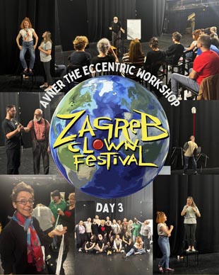 Majstorska radionica Avnera Eisenberga, foto: Facebook Zagreb Clown Festival