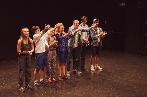 Umjetnička organizacija Škvadra, Zagreb: Bazen, kor. Ema Crnić, foto: Karla Kocić