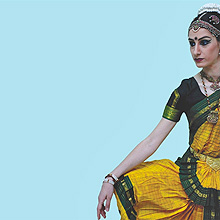 Bharatanatyam recital (fotografija s pozivnicena izvedbu u Galeriji Kranjčar 3. lipnja 2009.)