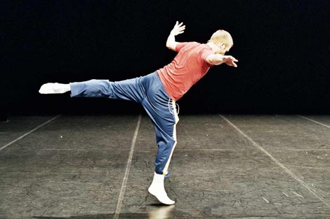 Cédric Andrieux, autor Jérôme Bel, foto: Herman Sorgeloos