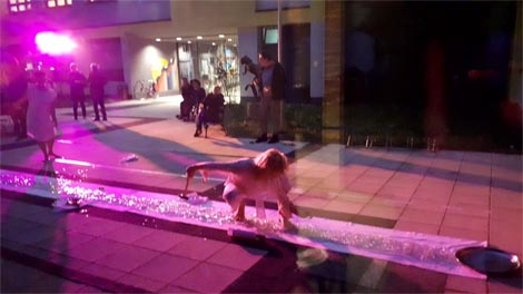 Destin_Nacija, autorica Valentina Lacma, fotografija s izvedbe u KNAP-u