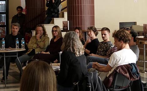 Sudionici okruglog stola Tijelo u izvedbi: Suvremene perspektive