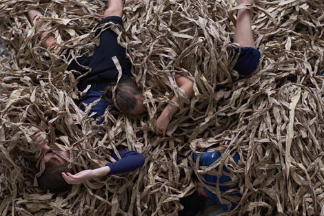Izvedbena instalacija Dobra voda, koncept i koreografija Zrinka Šimičić Mihanović, foto:Jasenko Rasol
