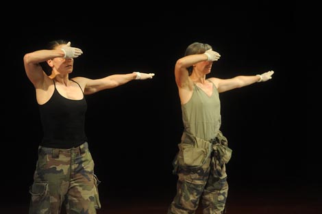 Kolektiv ZONE-poème: ENEMY (A Peace Conference), Pogon Jedinstvo, Zagreb, 2024., foto: Mladen Pobi