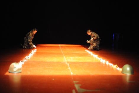 Kolektiv ZONE-poème: ENEMY (A Peace Conference), Pogon Jedinstvo, Zagreb, 2024., foto: Mladen Pobi