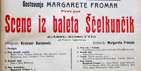 U Scenama iz baleta Ščelkunčik u režiji Margarete Froman, u Plesu cvijeća nastupila je i Claudia Vall (navedena kao Fritzi Val)