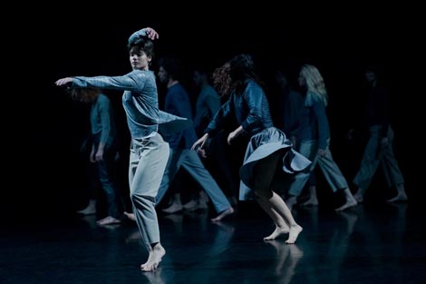 Zagrebački plesni ansambl i En-Knap grupa, Ljubljana: Gran Bolero, kor. Jesús Rubio Gamo, foto: Andrej Lamut