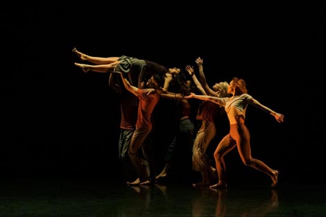 Zagrebački plesni ansambl i En-Knap grupa, Ljubljana: Gran Bolero, kor. Jesús Rubio Gamo, foto: Andrej Lamut