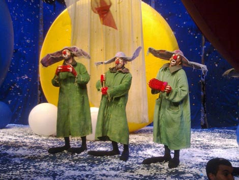 Ira Seidenstein u predstavi trupe Snowshow Slave Polunina