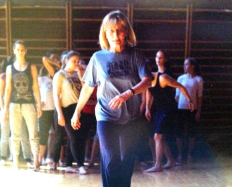 Ivančica Janković na probi za predstavu Horoskop