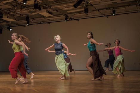 Minimal Moving, Repertoarni projekt – povijesno naslijeđe Milane Broš i KASP-a na Plesnom odsjeku ADU-a, foto: Leonarda Vrček