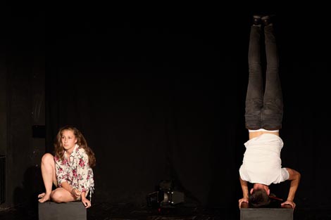 Scena osječkih studenata (SOS), Akademija za umjetnost i kulturu u Osijeku: Kraj jedne idile, autori, Anabela Sulić, Bojan Dronjak, foto: Kristijan Cimer