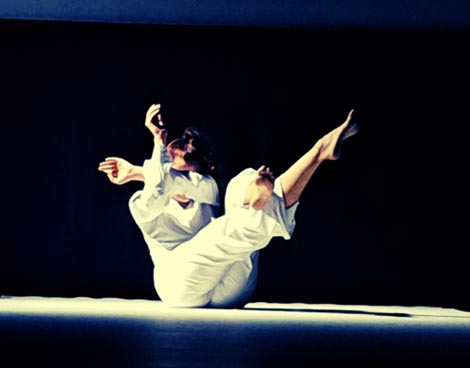 Kristina Lisica u predstavi Susreti sa samim sobom, foto: Lucija Mikas