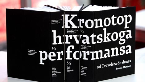 Suzana Marjanić, Kronotop hrvatskoga performansa od Travelera do danas, Udruga Bijeli val, Institut za etnologiju i folkloristiku, Školska knjiga, Zagreb, 2014.