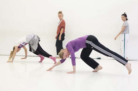 Magdalena Reiter na radionici za plesače u ZPC-u, foto: