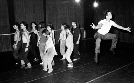 Studio za suvremeni ples, proba u Kazalištu Komedija