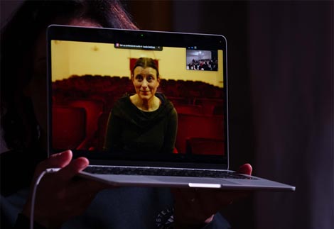 Ilijana Lončar na dodjeli godišnjih nagrada strukovnih udruga suvremenog plesa Republike Hrvatske za 2023., foto: Matija W. Kralj