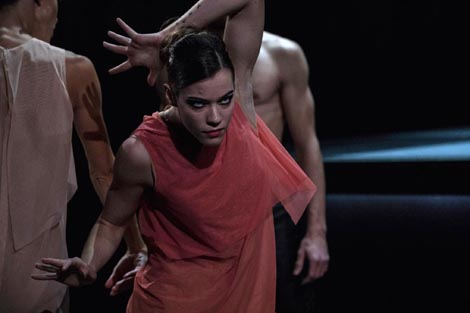 Hrvatsko narodno kazalište Ivana pl. Zajca, Rijeka i Maša Kolar: Macbeth, kor. Maša Kolar, glazba Višeslav Laboš, Tena Novak Vincek, foto: Jelena Janković, 2017.