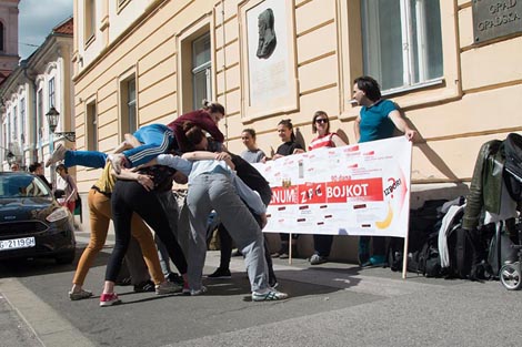 Tjelovanje, foto: facebook (Slučaj-ZPC-Autonomija-plesu)