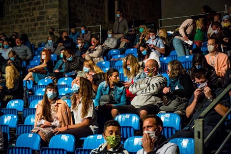 Pred otvaranje 21. festivala plesa i neverbalnog kazališta, Svetvinčenat 2020., foto: Andi Bančić