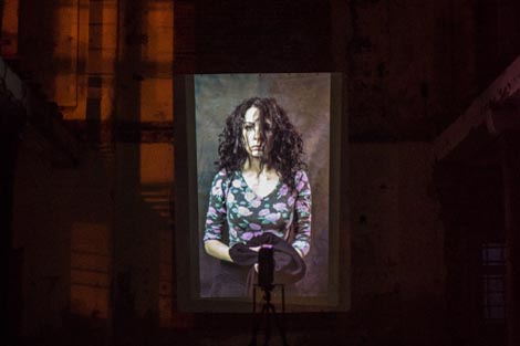 Bojan Koštić: Transfiguracije, videoinstalacija, foto: Petra Travinić