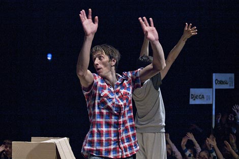 Gradsko kazalište Trešnja, Zagreb: Tamara Curić, Larisa Navojec, Tri skockana praščića, autorice, red. Tamara Curić, Larisa Navojec, Damir Klemenić