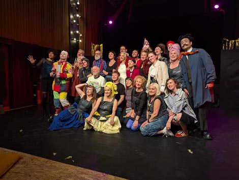 Na kraju izvedbe Cabaret Showa, foto: Facebook Zagreb Clown Festival