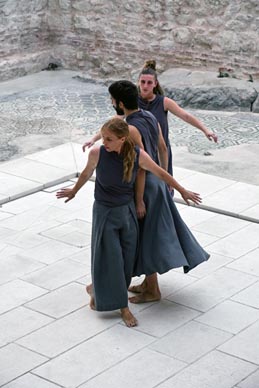 Koribant Lab: ne-mjesto tjelovanja, autorski tim Katja Grcić, Stipe Gugić, Kristina Lovrić, Slavena Verić, foto: Darko Škrobonja